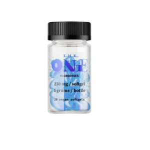 THE ONE: 20-Count 250mg Microdose Soft Gels - Blue