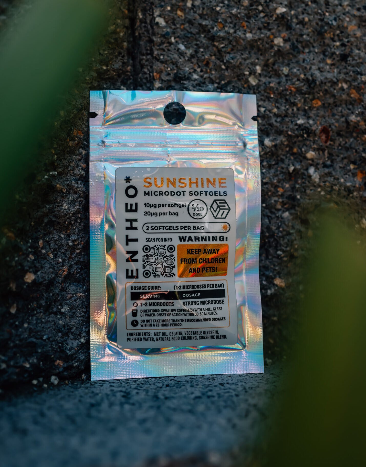 Entheo: 2-count 10ug Sunshine Microdot Softgels - Image 2